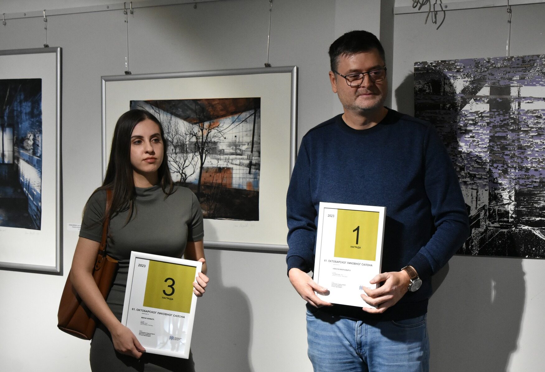 Prva nagrada Oktobarskog salona Nikoli Markoviću